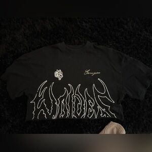 Darc Sport Black Crop Top Corazon Edition